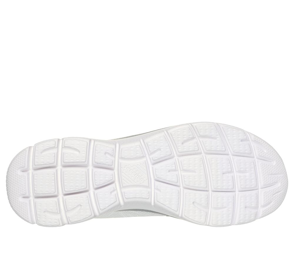 Women Skechers Summits - Artistry Chic Sneakers White / Silver  USA |  2136-VOFYB