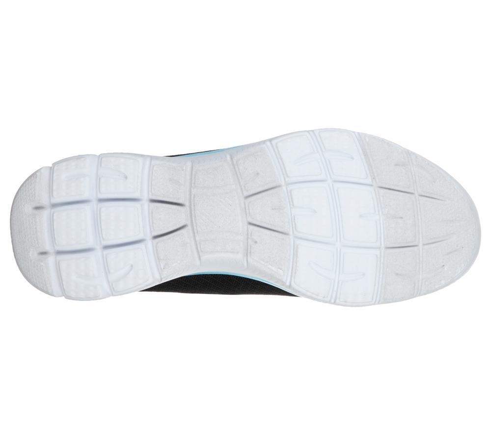 Women Skechers Summits Sneakers Black / Turquoise  USA |  3618-JUHKM