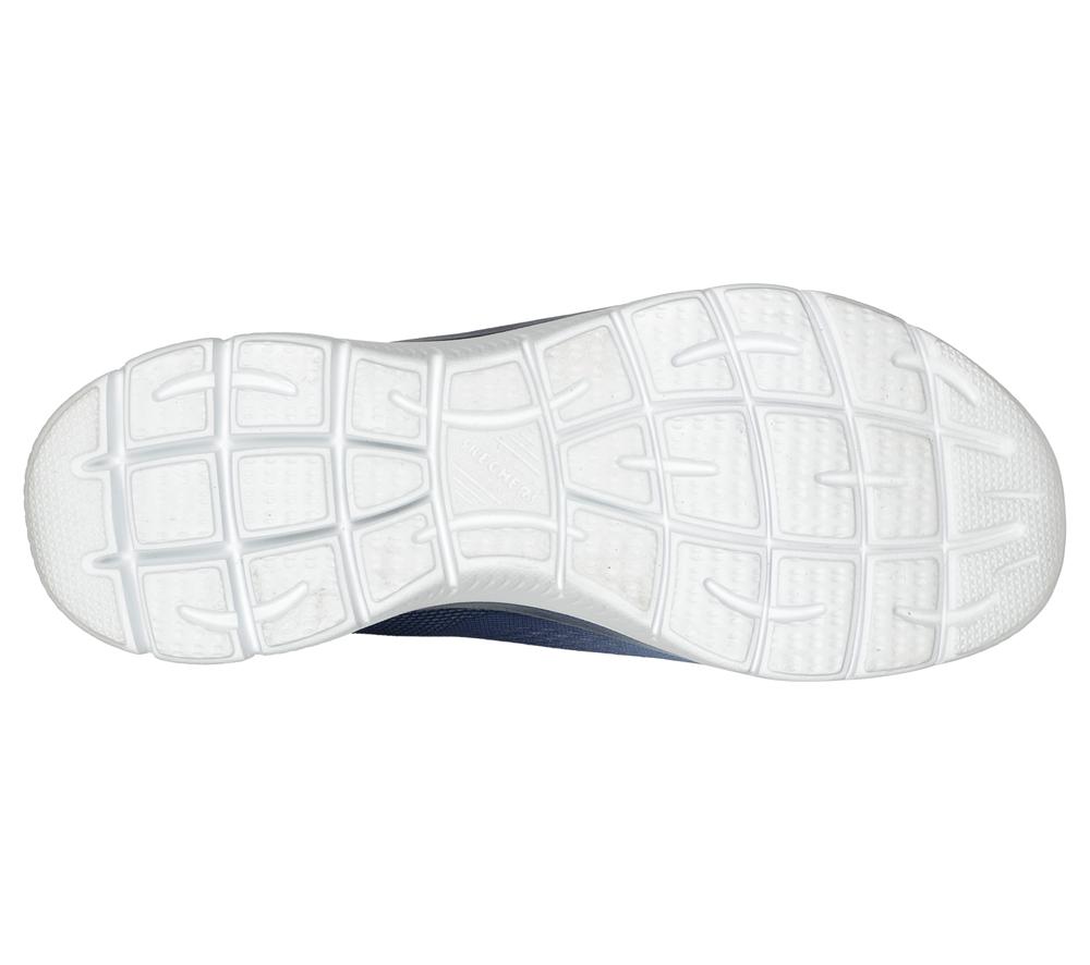 Women Skechers Summits - Bright Charmer Slip On Shoes Navy  USA |  6254-FBCZO