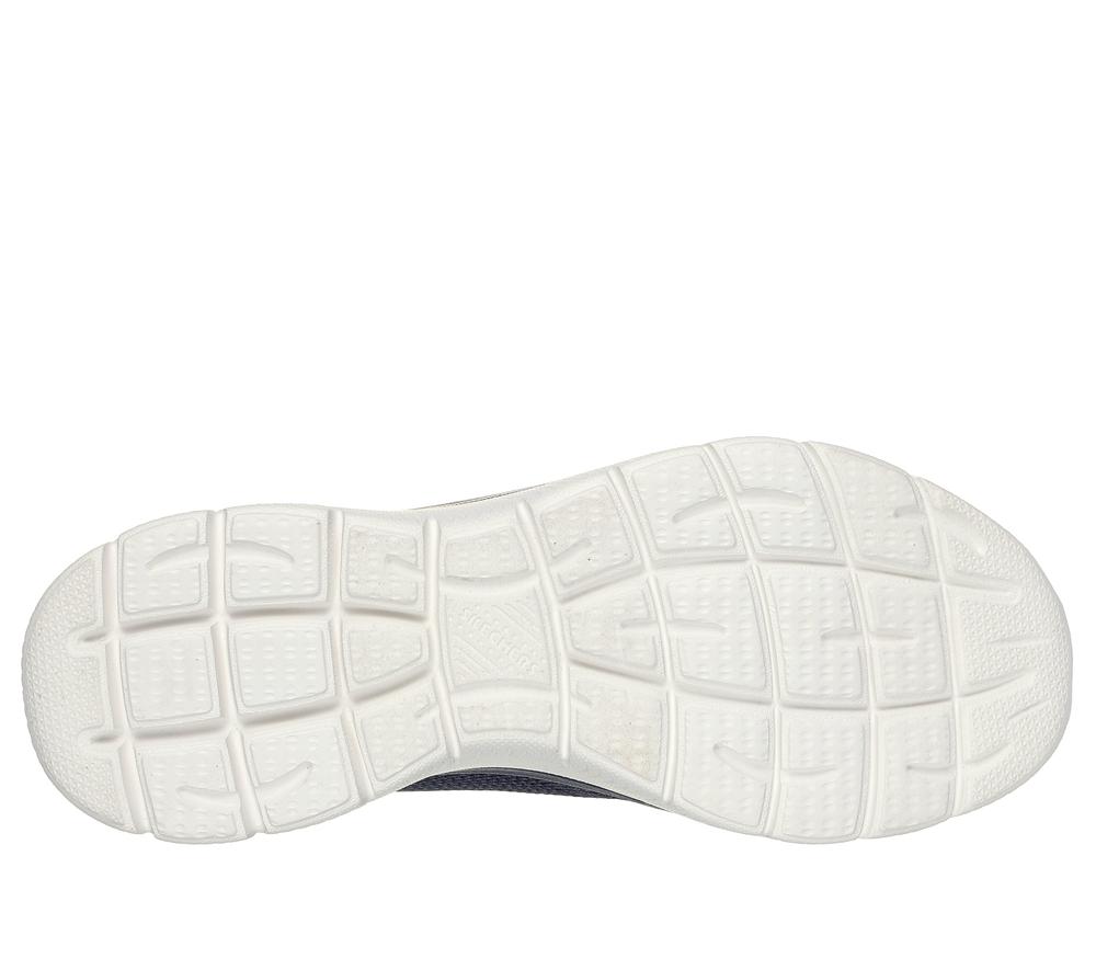 Women Skechers Summits - New Nature Slip On Shoes Navy / Pink  USA |  8143-JCRPN