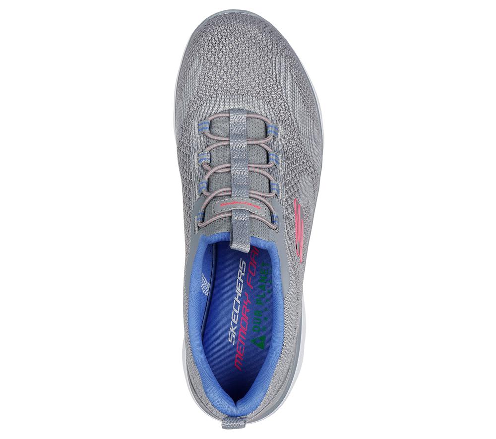 Women Skechers Summits - New Nature Sneakers Grey / Multicolor  USA |  1986-NOJCL