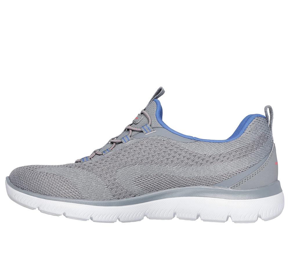 Women Skechers Summits - New Nature Sneakers Grey / Multicolor  USA |  1986-NOJCL