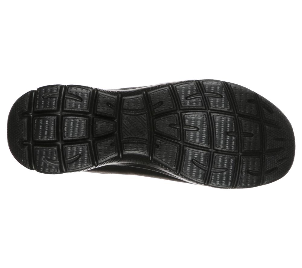 Women Skechers Summits - Oh So Smooth Sneakers Black  USA |  8451-FMGVA