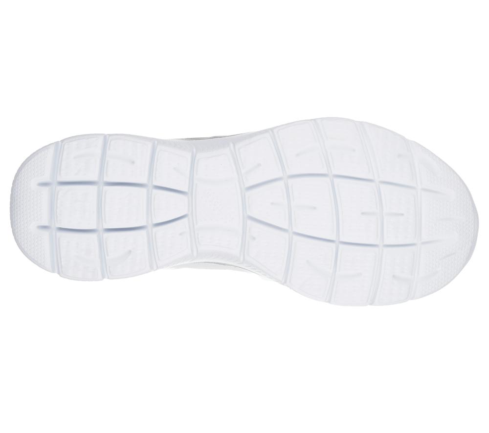 Women Skechers Summits - Suited Lace Up Shoes White / Silver  USA |  4290-DWZLJ