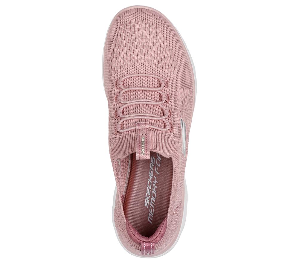 Women Skechers Summits - Top Player Slip On Shoes Rose  USA |  5421-TXIWL