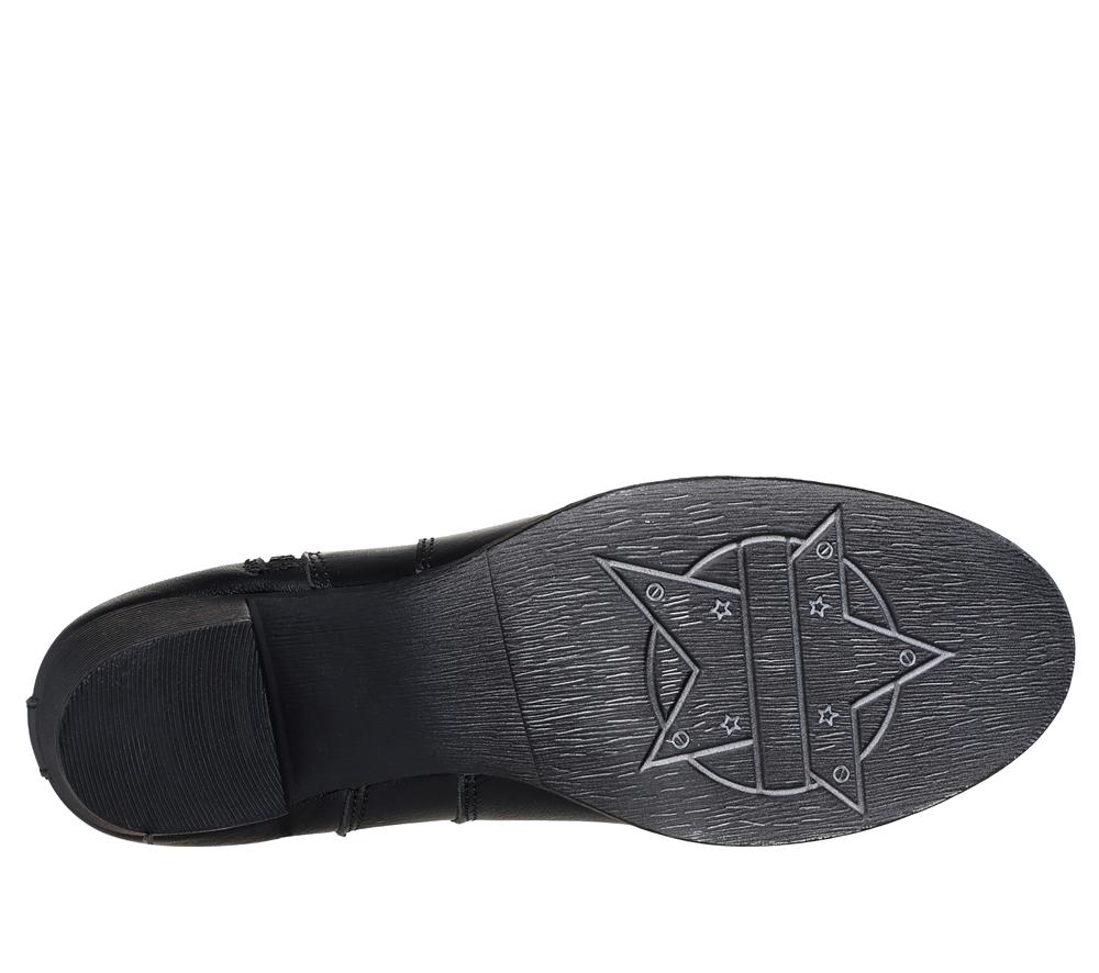 Women Skechers Taxi - Night in Town Boots Black  USA |  3519-UFOYD