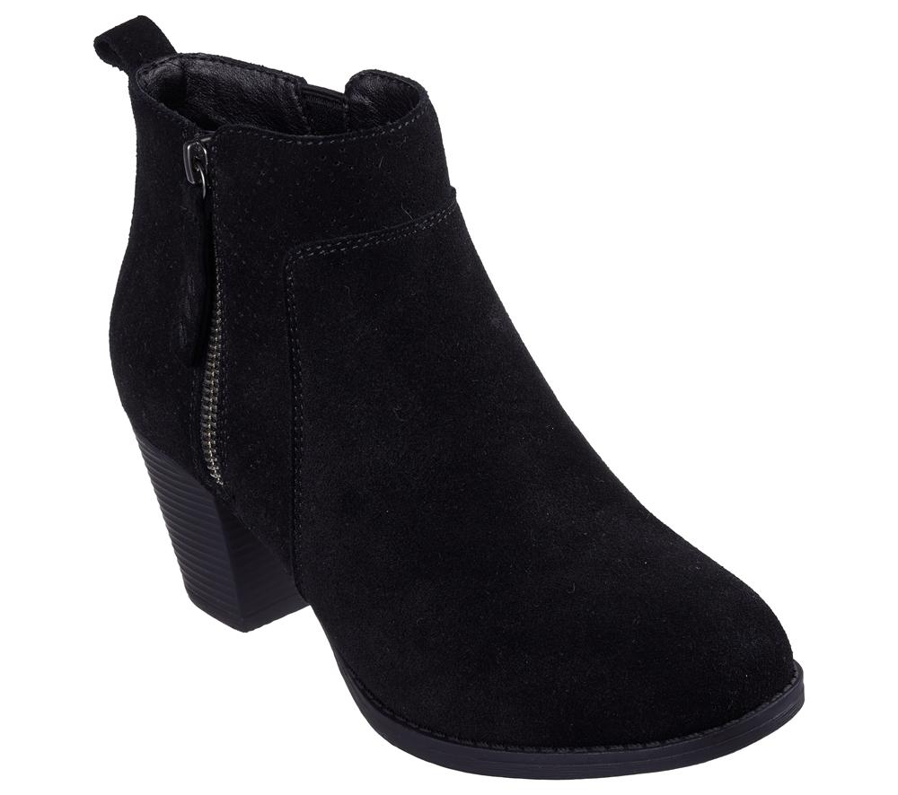 Women Skechers Taxi - Out In Town Boots Black  USA |  5367-LCEGY