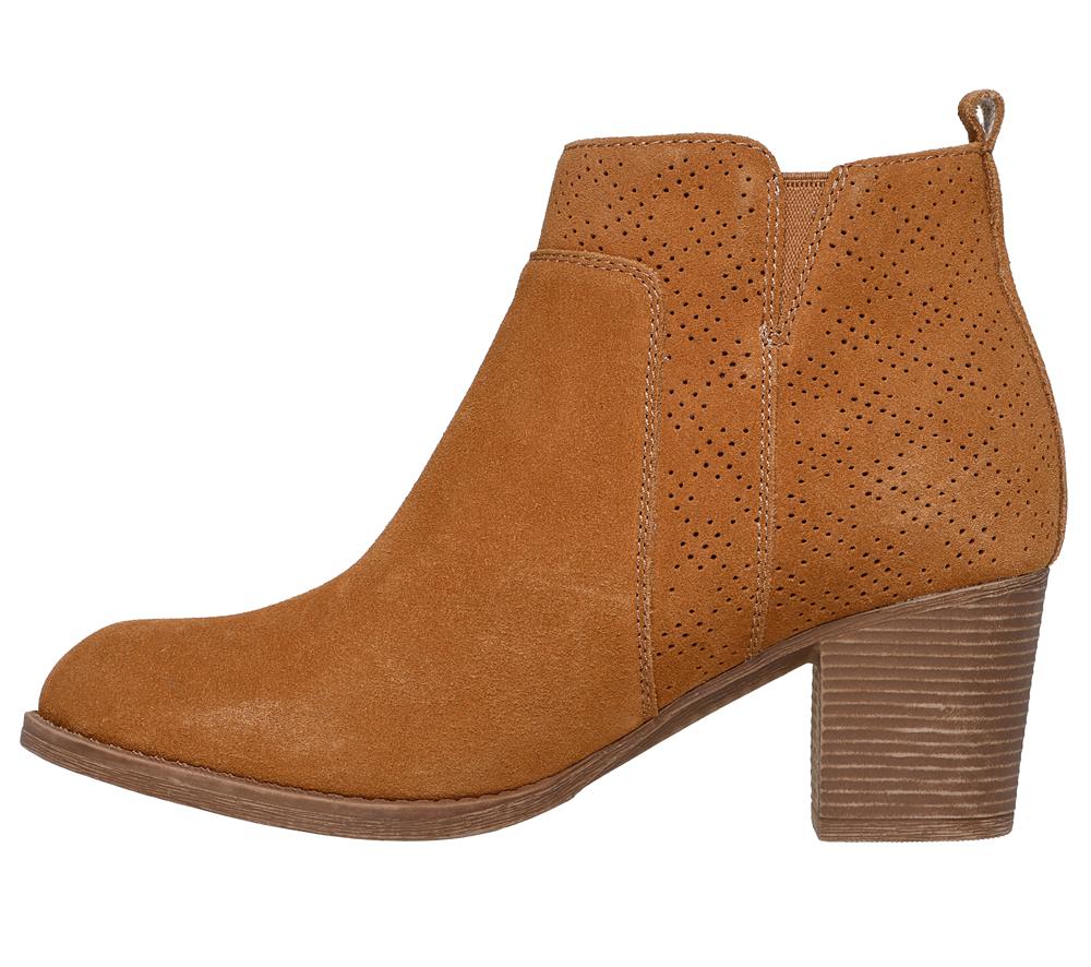 Women Skechers Taxi - Out In Town Slip On Shoes Chestnut Brown  USA |  1572-GYIDP