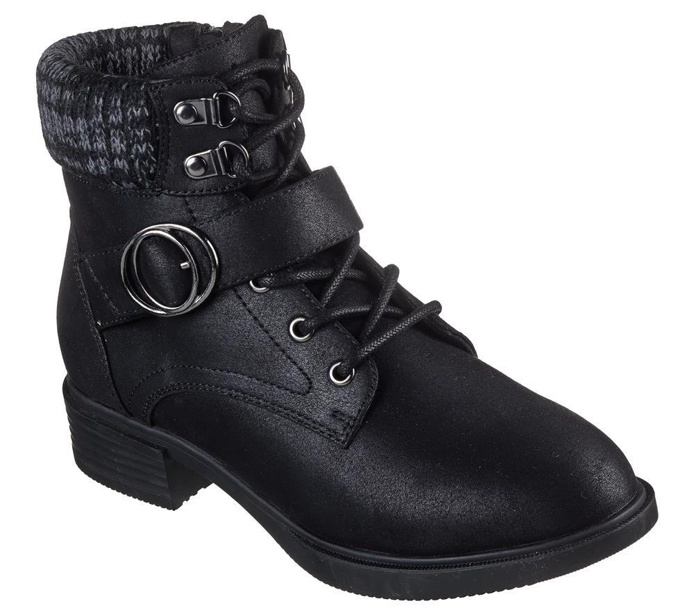Women Skechers Tenley - Dreaming Of Fall Boots Black  USA |  2708-QSPIL