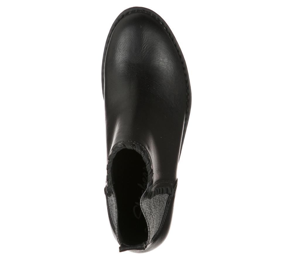 Women Skechers Texas - Fall Crush Boots Black  USA |  8320-DXAVO
