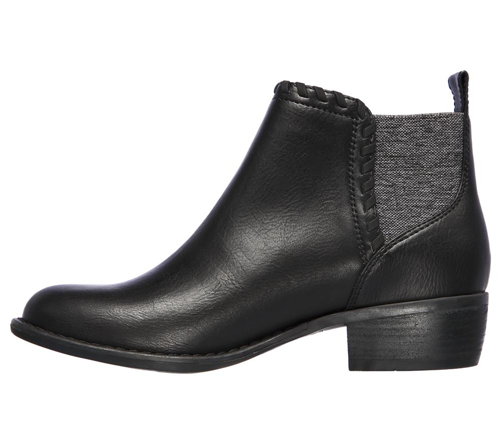 Women Skechers Texas - Fall Crush Boots Black  USA |  8320-DXAVO