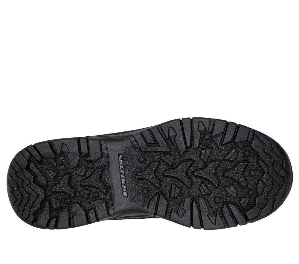 Women Skechers Trego - Cold Blues Boots Black  USA |  3825-ECZQD