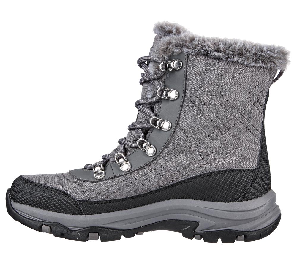 Women Skechers Trego - Cold Blues Boots Charcoal  USA |  8412-KSFTU