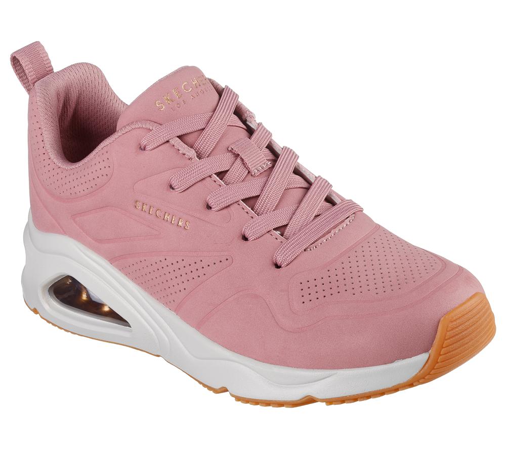 Women Skechers Tres-Air Uno - Ah-Mazing Lace Up Shoes Rose  USA |  8016-IONCH