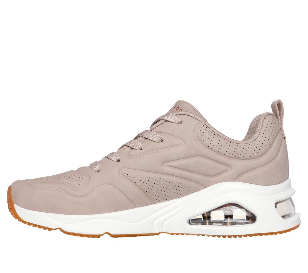 Women Skechers Tres-Air Uno - Ah-Mazing Lace Up Shoes Natural White  USA |  1042-DICKN