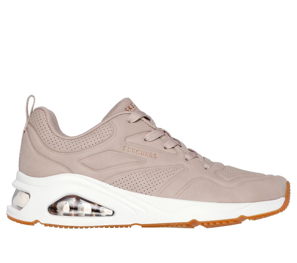 Women Skechers Tres-Air Uno - Ah-Mazing Lace Up Shoes Natural White  USA |  1042-DICKN