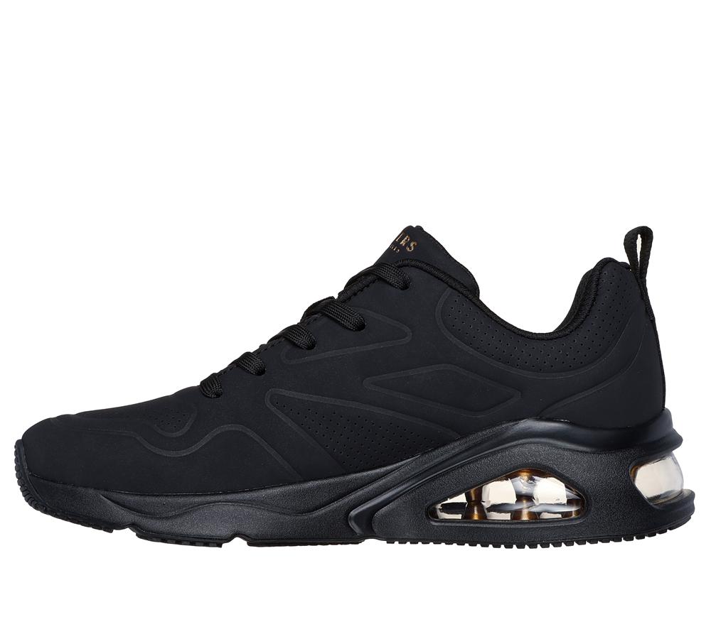 Women Skechers Tres-Air Uno - Ah-Mazing Sneakers Black  USA |  5380-YSOXJ