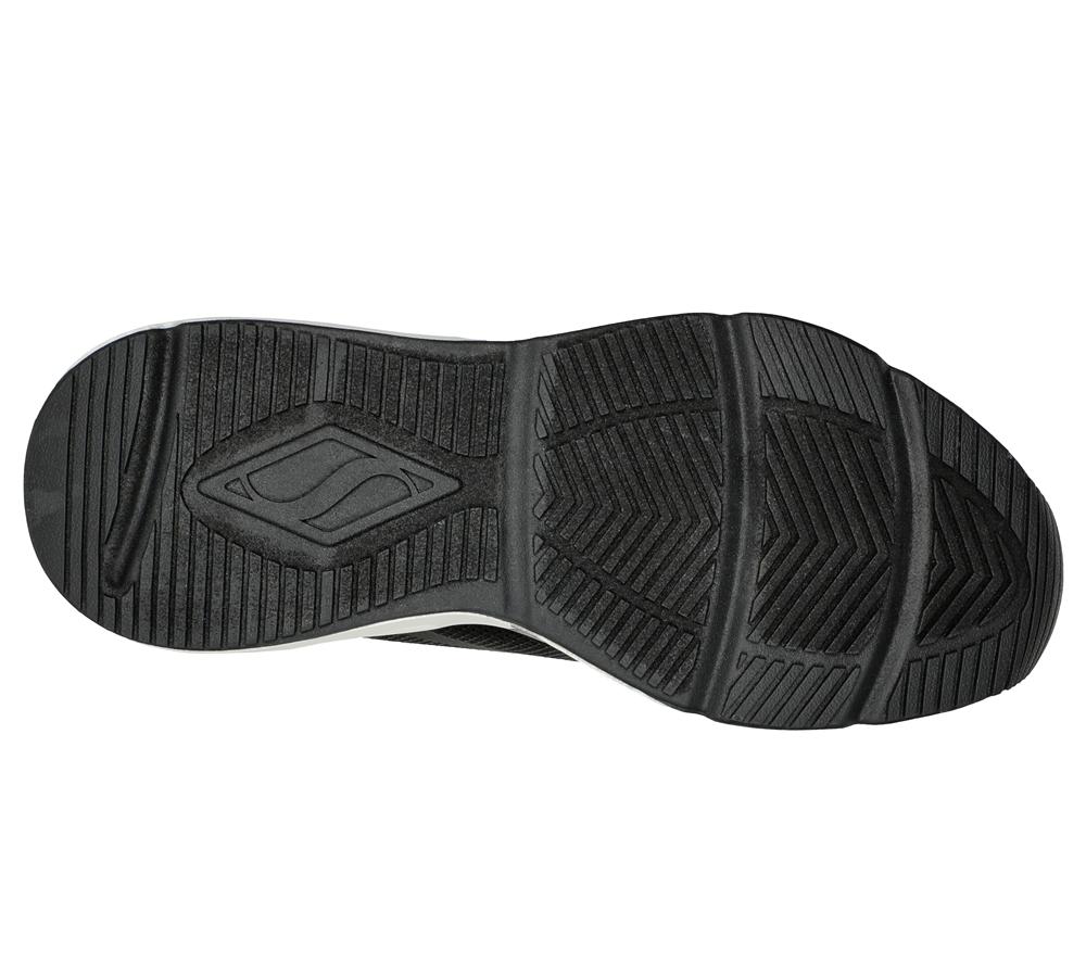 Women Skechers Tres-Air Uno - Revolution-Airy Lace Up Shoes Black  USA |  3152-GLXIP