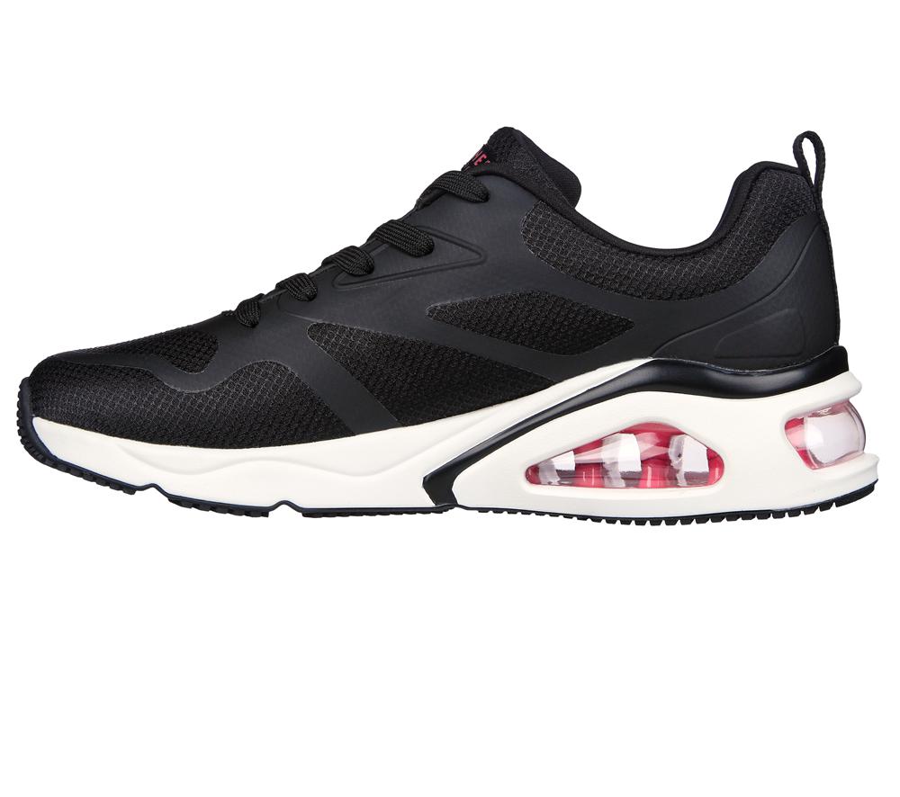 Women Skechers Tres-Air Uno - Revolution-Airy Lace Up Shoes Black  USA |  3152-GLXIP