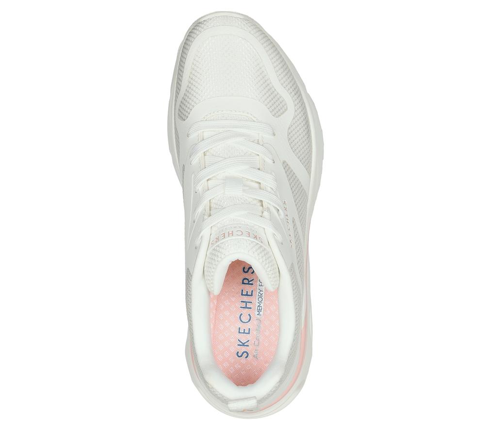 Women Skechers Tres-Air Uno - Revolution-Airy Sneakers White  USA |  8694-CPEKJ