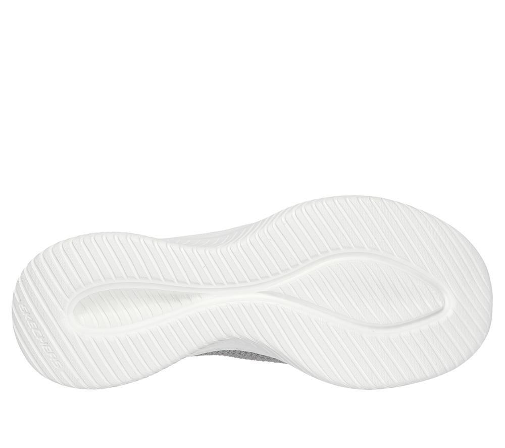 Women Skechers Ultra Flex 3.0 - All Momentum Slip On Shoes Grey  USA |  1739-HDERI