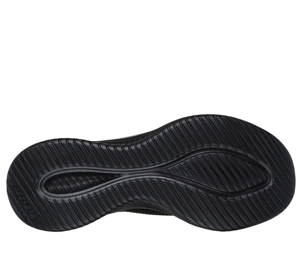 Women Skechers Ultra Flex 3.0 - All Momentum Slip On Shoes Black  USA |  0521-HDZVL