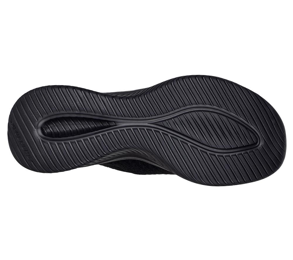 Women Skechers Ultra Flex 3.0 - Classy Charm Slip On Shoes Black  USA |  6501-UKMCA