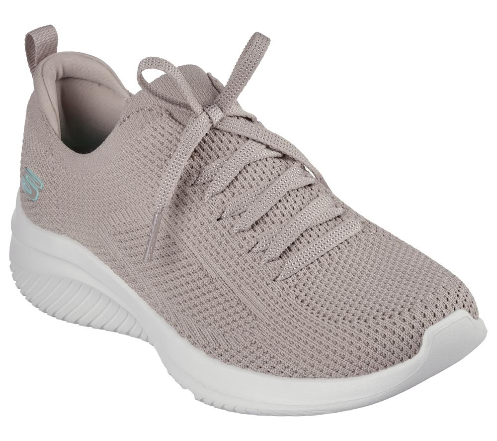 Women Skechers Ultra Flex 3.0 - Daily Choice Sneakers Taupe Brown  USA |  0428-WMCVA