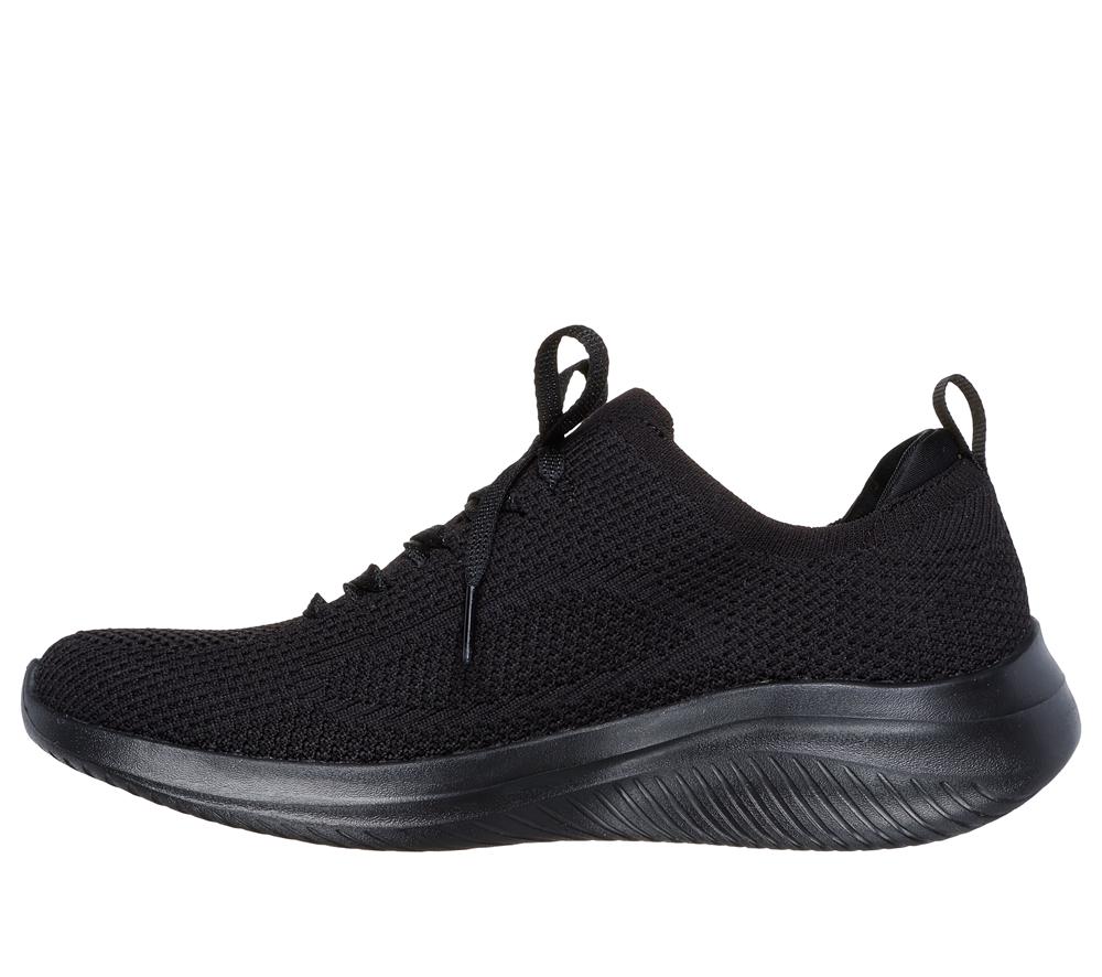 Women Skechers Ultra Flex 3.0 - Daily Choice Slip On Shoes Black  USA |  2630-DIUCS