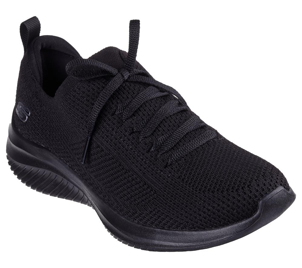 Women Skechers Ultra Flex 3.0 - Daily Choice Slip On Shoes Black  USA |  2630-DIUCS