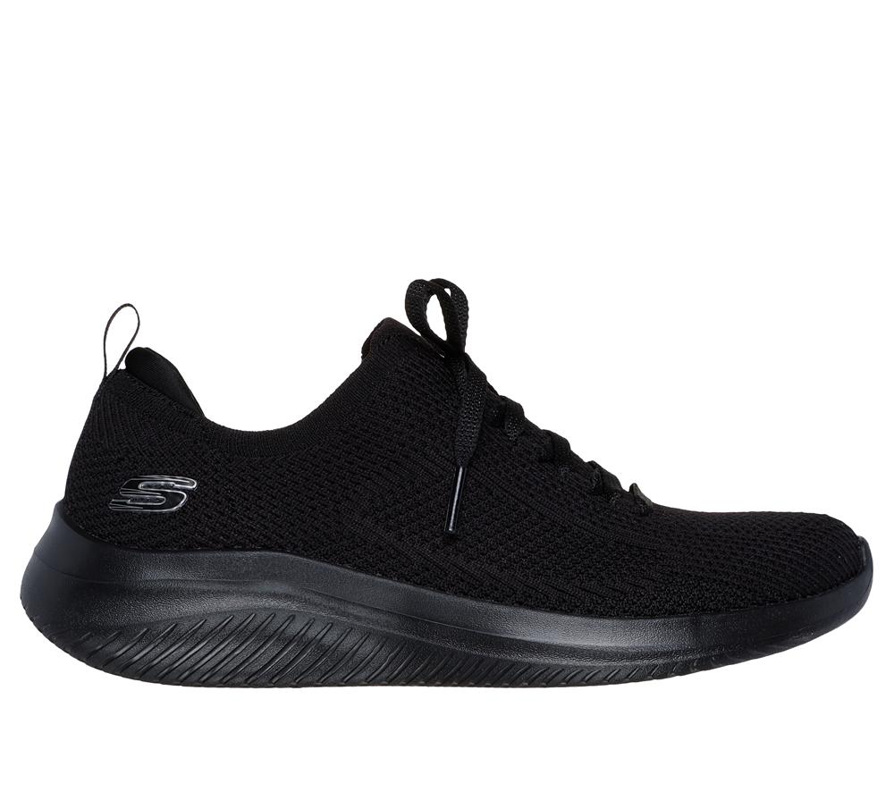 Women Skechers Ultra Flex 3.0 - Daily Choice Slip On Shoes Black  USA |  2630-DIUCS