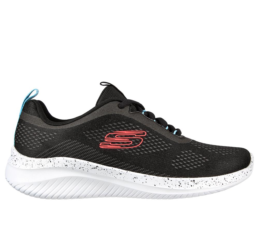 Women Skechers Ultra Flex 3.0 - New Horizons Lace Up Shoes Blue / Light Blue  USA |  4072-HDKZM