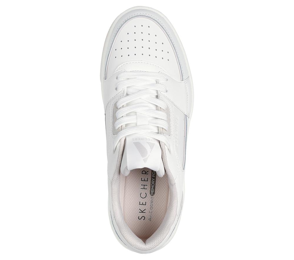 Women Skechers Uno Court - Courted Style Sneakers White  USA |  1856-CSRGF