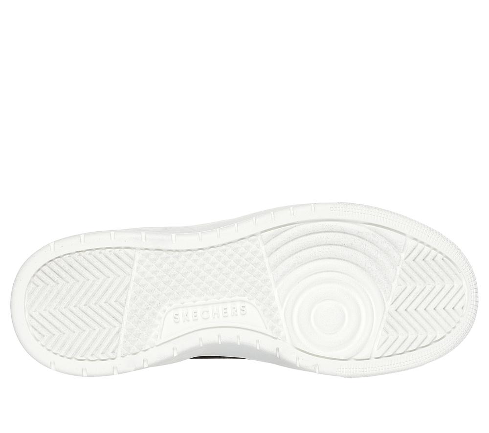 Women Skechers Uno Court - Fast Break Lace Up Shoes Black  USA |  3025-MZLBG