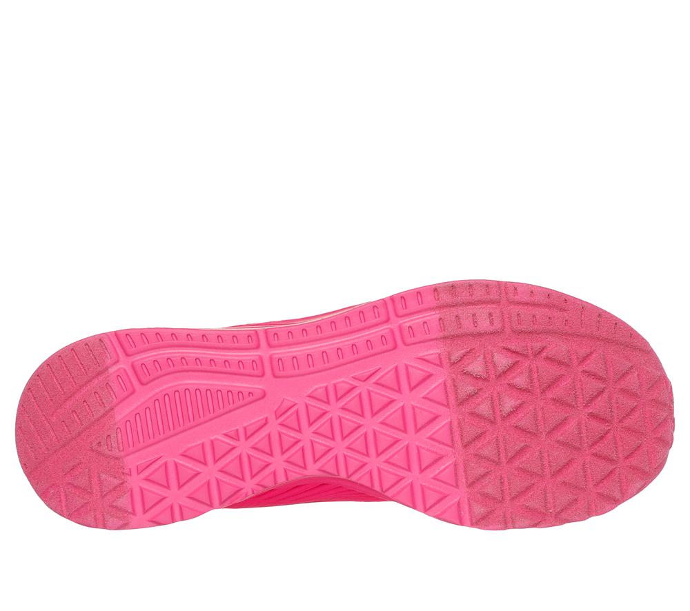 Women Skechers Uno Lite - Lighter One Lace Up Shoes Hot Pink  USA |  7564-MRIDQ