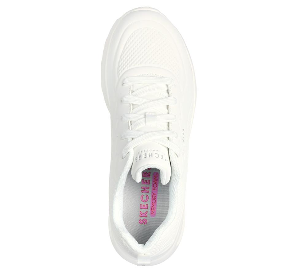 Women Skechers Uno Lite - Lighter One Wedges White  USA |  7956-YXECN