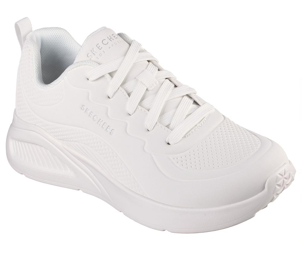 Women Skechers Uno Lite - Lighter One Wedges White  USA |  7956-YXECN
