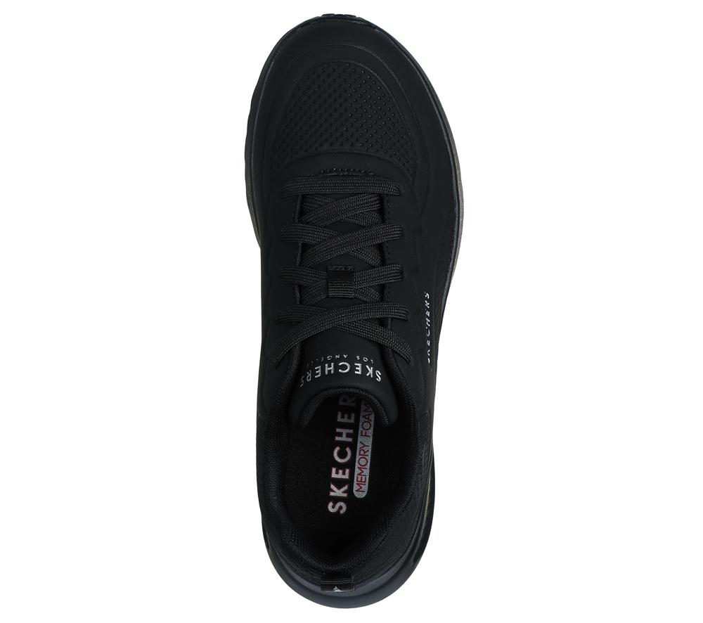 Women Skechers Uno Lite - Lighter One Wedges Black  USA |  4368-DZEAW
