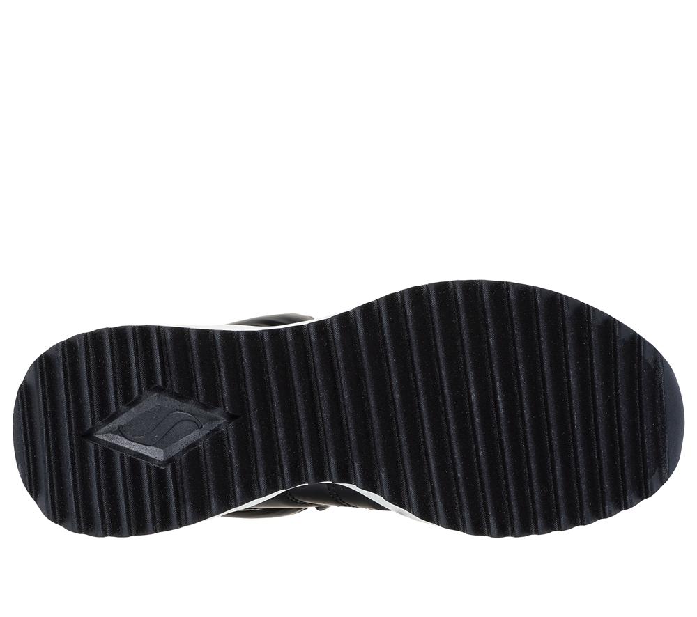 Women Skechers Uno Peaks - Moon Puffz Lace Up Shoes Black  USA |  4871-LTQHA