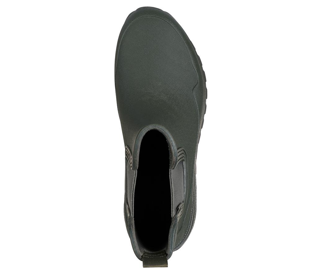 Women Skechers Uno Rugged - Dancing N The Rain Boots Olive  USA |  0241-ZFIKD