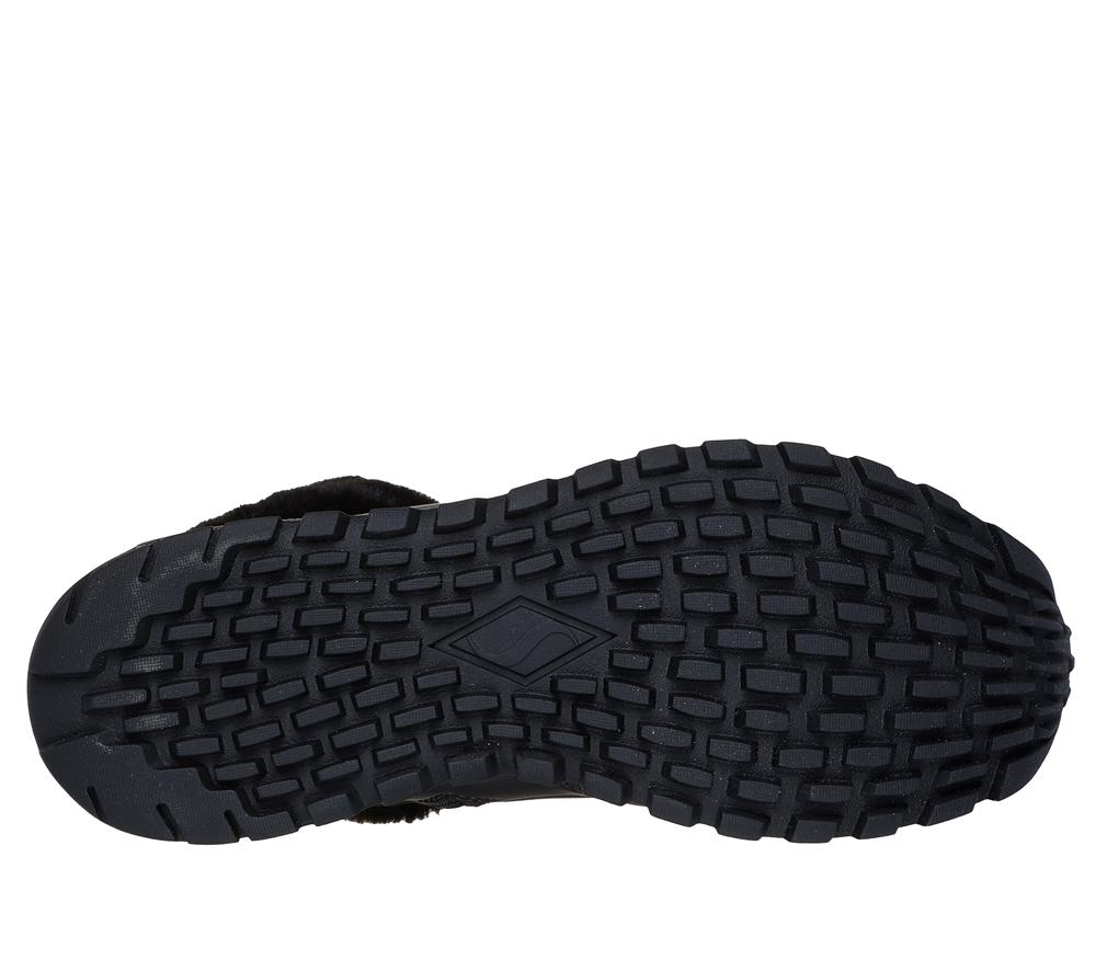 Women Skechers Uno Rugged - Fall Air 2 Boots Black  USA |  2053-XRDBK