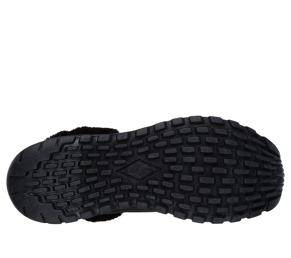 Women Skechers Uno Rugged - Fall Shimmer Boots Black / Pewter  USA |  5831-SPWBQ