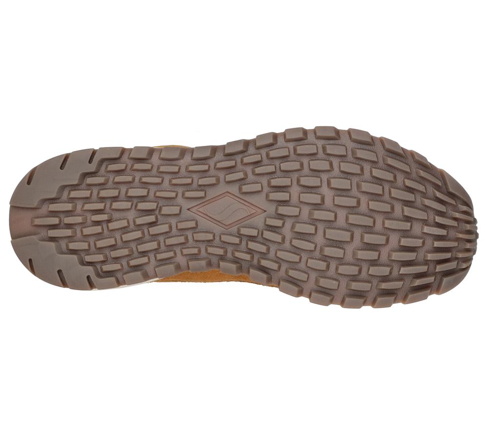 Women Skechers Uno Rugged - Winter Feels Wedges Wheat Brown  USA |  9602-SKJDI