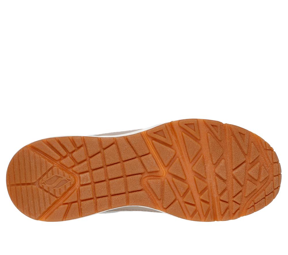 Women Skechers Uno Wedge - Everything Nice Lace Up Shoes Off White  USA |  9572-DSFPA