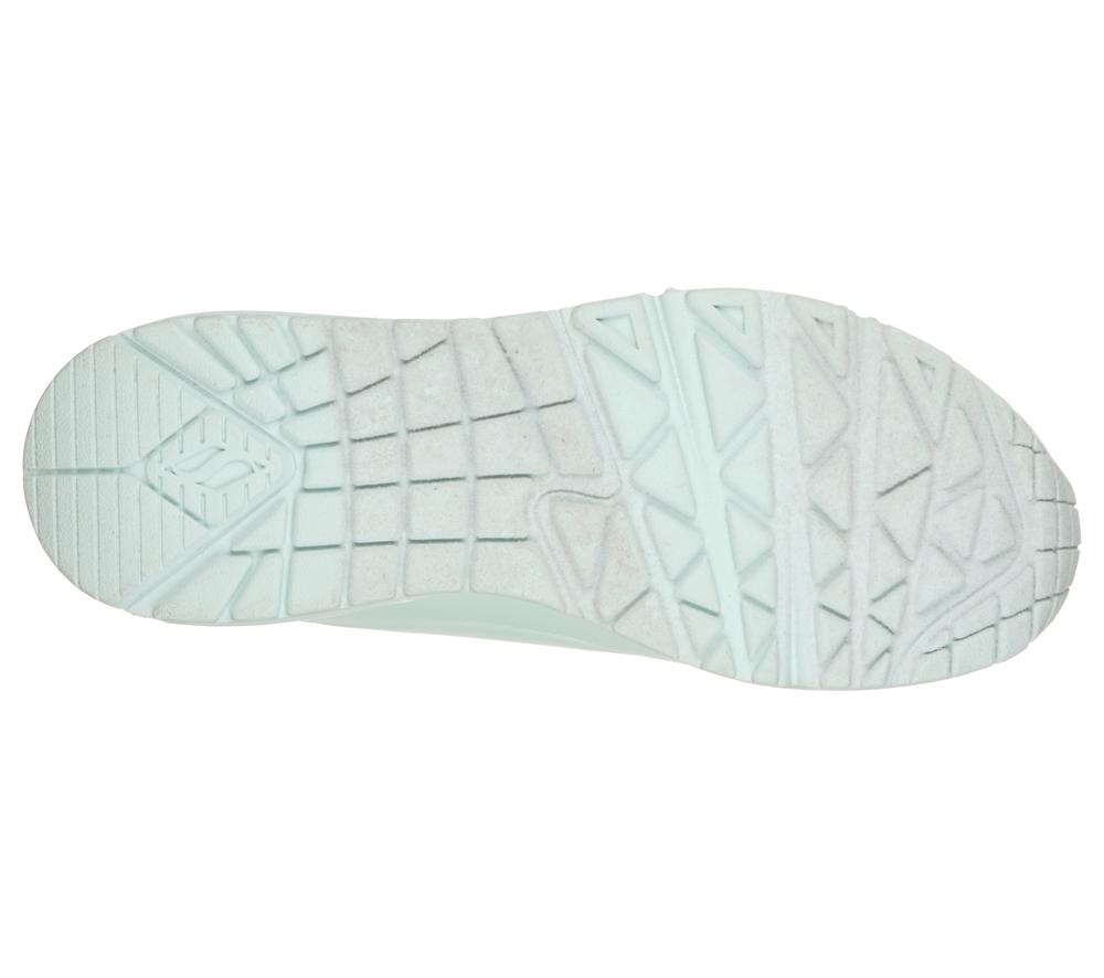 Women Skechers Uno - Frosty Kicks Lace Up Shoes Mint  USA |  9432-GRKUL