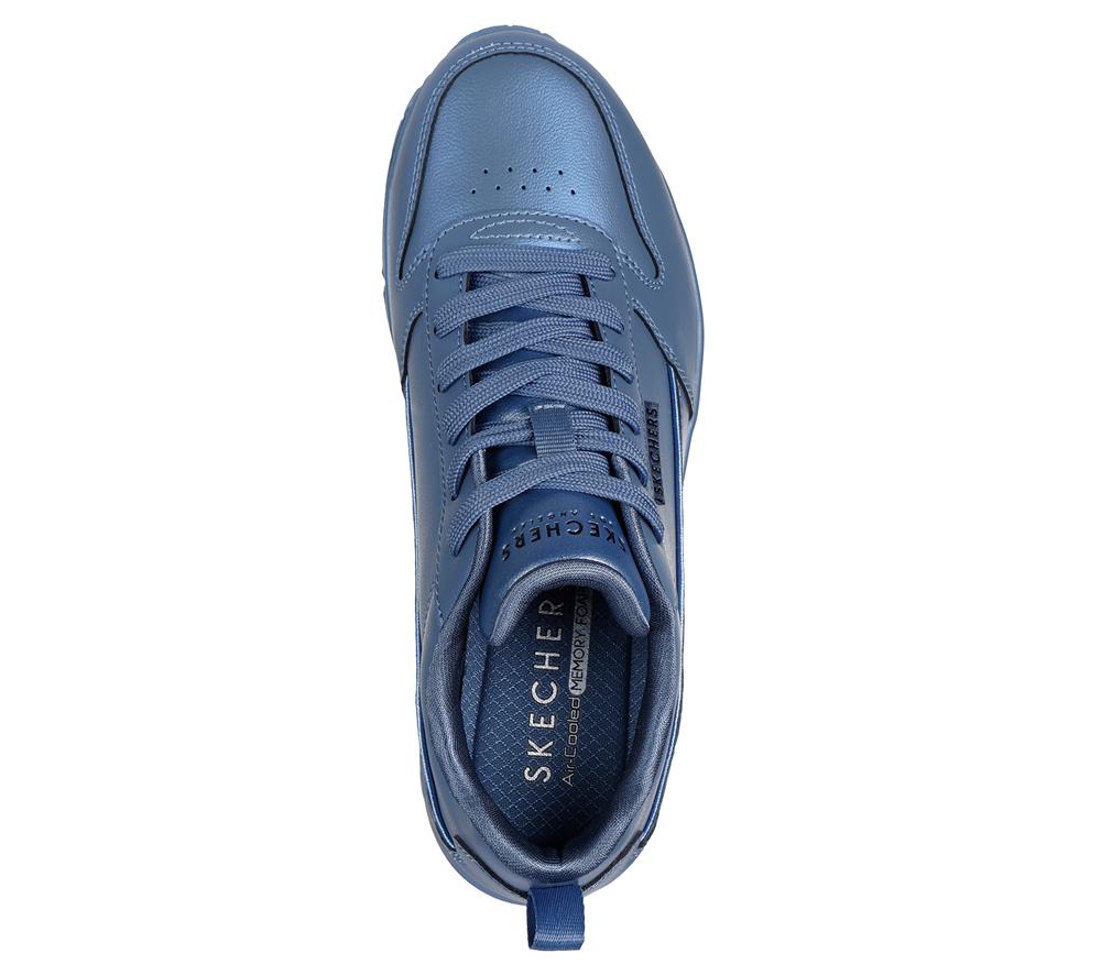 Women Skechers Uno - Galactic Gal Wedges Slate Light Navy Blue  USA |  0295-ZUPTL