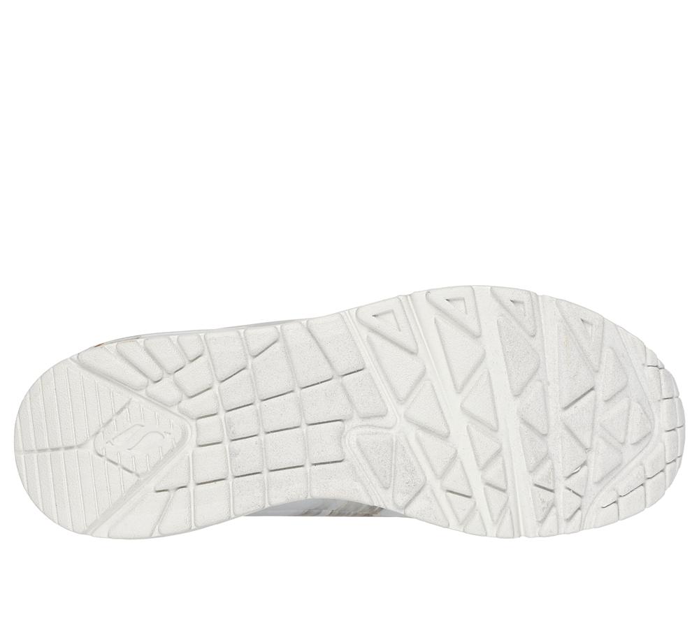 Women Skechers Uno - Marble Marvel Sneakers Off White  USA |  1483-TZMEG