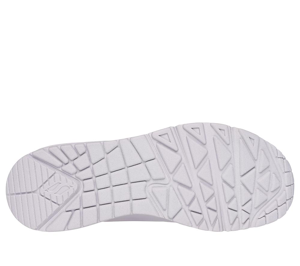 Women Skechers Uno - Stand on Air Lace Up Shoes Lavender Purple  USA |  5037-QVMXP