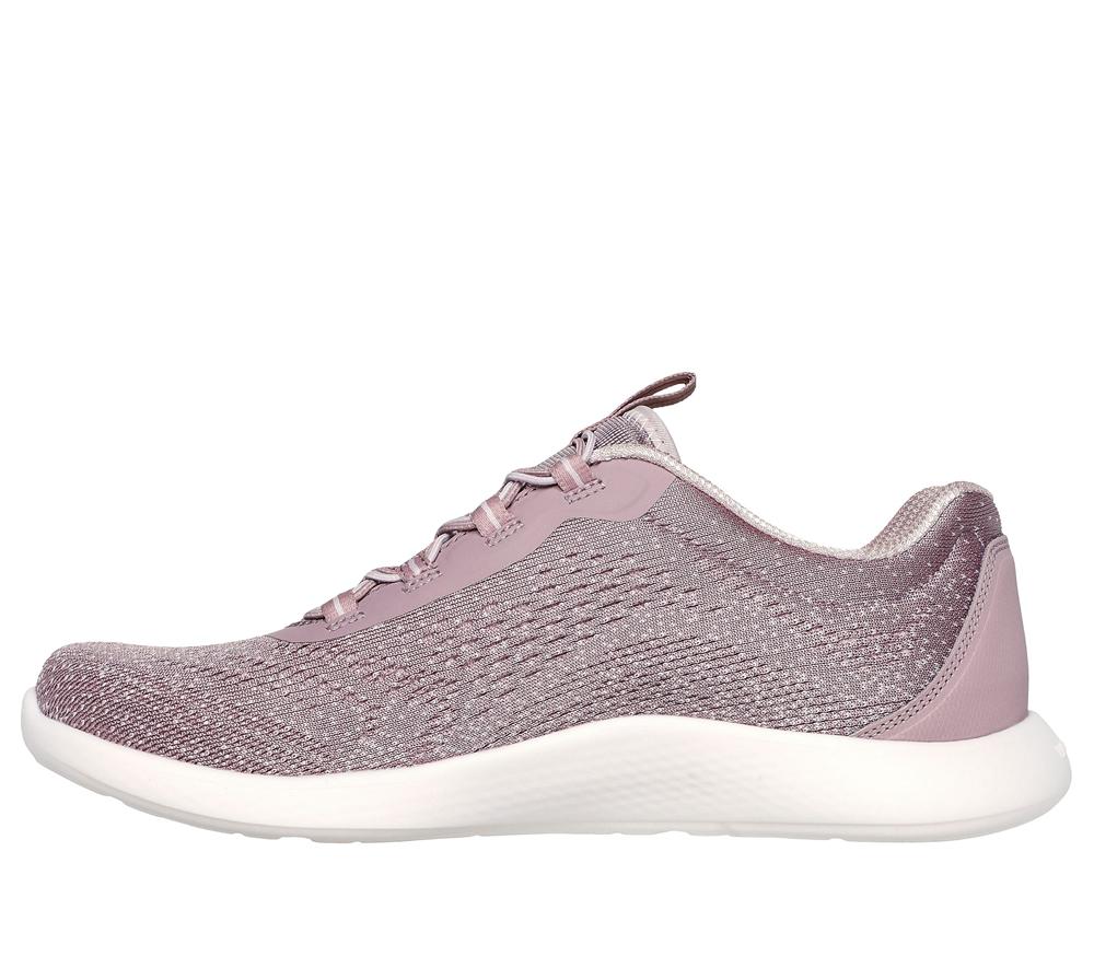 Women Skechers Vapor Foam Lite - Revolve Slip On Shoes Mauve Purple  USA |  7824-LQTDW