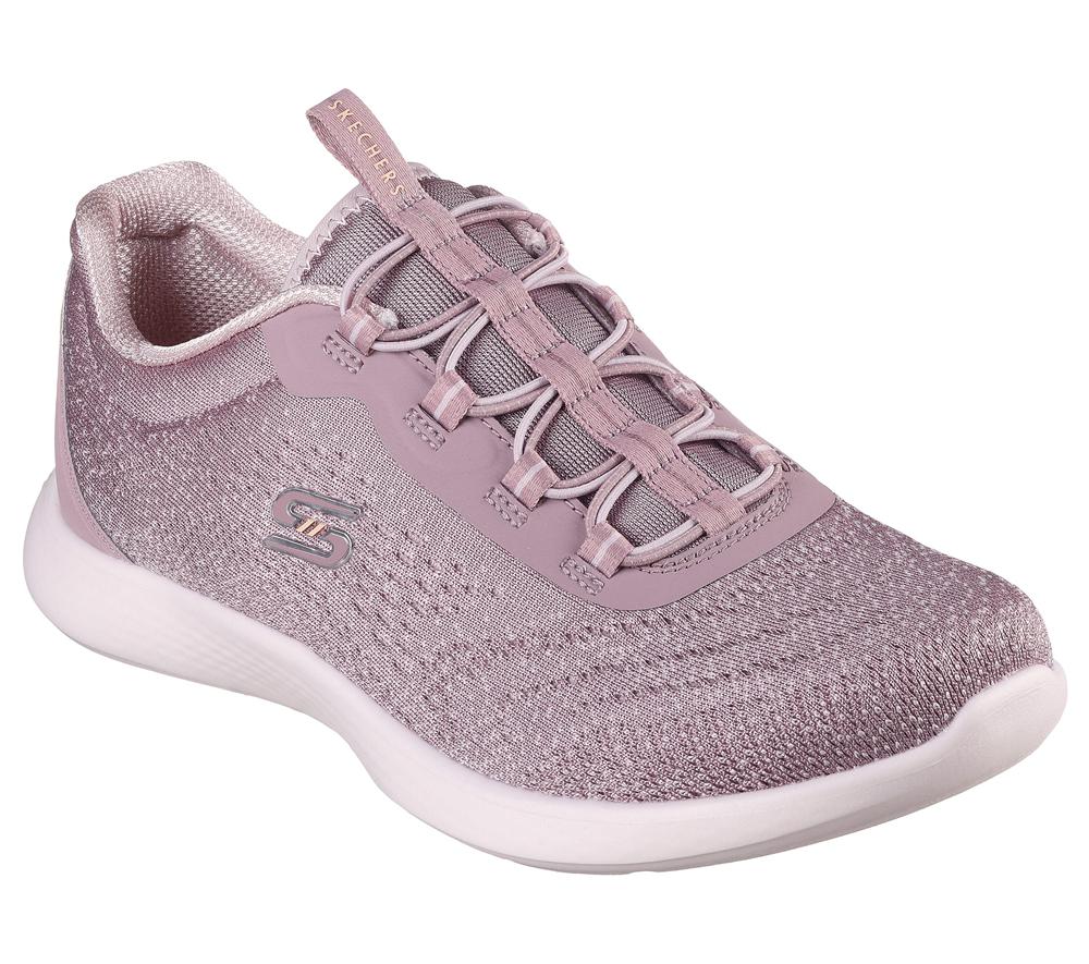 Women Skechers Vapor Foam Lite - Revolve Slip On Shoes Mauve Purple  USA |  7824-LQTDW